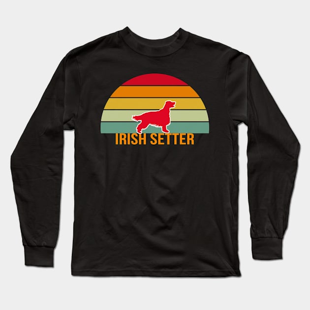 Irish Setter Vintage Silhouette Long Sleeve T-Shirt by seifou252017